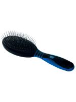 SHOW TECH Pin brush щетка массажная с прорезиненной ручкой, с длинными шпильками 2,5 см фото в интернет-магазине SHOP-GROOM.ru