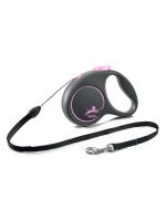 flexi рулетка Black Design S (до 12 кг) 5 м трос черный/розовый фото в интернет-магазине SHOP-GROOM.ru flexi рулетка Black Design S (до 12 кг) 5 м трос черный/розовый фото в интернет-магазине SHOP-GROOM.ru