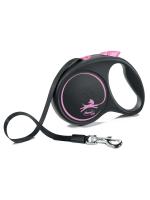 flexi рулетка Black Design M (до 25 кг) 5 м лента черный/розовый фото в интернет-магазине SHOP-GROOM.ru flexi рулетка Black Design M (до 25 кг) 5 м лента черный/розовый фото в интернет-магазине SHOP-GROOM.ru