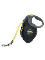 flexi рулетка Giant Neon M (до 25 кг) лента 8 м, светоотражающая, желтый неон фото в интернет-магазине SHOP-GROOM.ru