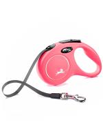 flexi рулетка New Classic S (до 15 кг) 5 м лента красная фото в интернет-магазине SHOP-GROOM.ru