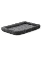 Лежанка MidWest Pet Bed для собак и кошек меховая 61х46 см, серая фото в интернет-магазине SHOP-GROOM.ru Лежанка MidWest Pet Bed для собак и кошек меховая 61х46 см, серая фото в интернет-магазине SHOP-GROOM.ru