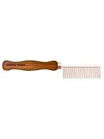 SHOW TECH Wooden Comb расческа для шерсти средней жесткости 18 см, с зубчиками 2,2 см, частота 1,5 мм фото в интернет-магазине SHOP-GROOM.ru SHOW TECH Wooden Comb расческа для шерсти средней жесткости 18 см, с зубчиками 2,2 см, частота 1,5 мм фото в интернет-магазине SHOP-GROOM.ru