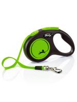 flexi рулетка Neon New S (до 15 кг) лента 5 м, светоотражающая, зеленый неон фото в интернет-магазине SHOP-GROOM.ru flexi рулетка Neon New S (до 15 кг) лента 5 м, светоотражающая, зеленый неон фото в интернет-магазине SHOP-GROOM.ru