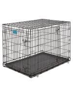 Клетка MidWest Life Stages для собак 109х73х77h см, 2 двери, черная фото в интернет-магазине SHOP-GROOM.ru Клетка MidWest Life Stages для собак 109х73х77h см, 2 двери, черная фото в интернет-магазине SHOP-GROOM.ru