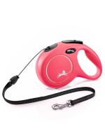 flexi рулетка New Classic M (до 20 кг) 8 м трос красная фото в интернет-магазине SHOP-GROOM.ru
