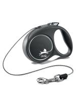 flexi рулетка Black Design XS (до 8 кг) 3 м трос черный/серебро фото в интернет-магазине SHOP-GROOM.ru flexi рулетка Black Design XS (до 8 кг) 3 м трос черный/серебро фото в интернет-магазине SHOP-GROOM.ru