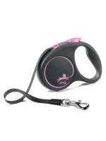 flexi рулетка Black Design S (до 15 кг) 5 м лента черный/розовый фото в интернет-магазине SHOP-GROOM.ru flexi рулетка Black Design S (до 15 кг) 5 м лента черный/розовый фото в интернет-магазине SHOP-GROOM.ru