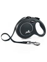 flexi рулетка New Classic L (до 50 кг) лента 5 м черная фото в интернет-магазине SHOP-GROOM.ru