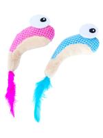 Petstages игрушка для кошек Dental "Креветки" 2 шт. с кошачьей мятой, 7 см фото в интернет-магазине SHOP-GROOM.ru