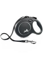 flexi рулетка New Classic L (до 50 кг) лента 8 м черная фото в интернет-магазине SHOP-GROOM.ru