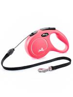 flexi рулетка New Classic M (до 20 кг) 5 м трос красная фото в интернет-магазине SHOP-GROOM.ru