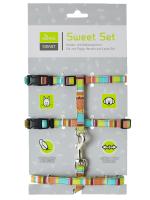 Hunter Smart шлейка для кошек и собак Stripes нейлон разноцветная фото в интернет-магазине SHOP-GROOM.ru