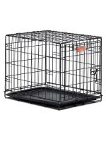 Клетка MidWest iCrate для собак 61х46х48h см, 1 дверь, черная фото в интернет-магазине SHOP-GROOM.ru Клетка MidWest iCrate для собак 61х46х48h см, 1 дверь, черная фото в интернет-магазине SHOP-GROOM.ru
