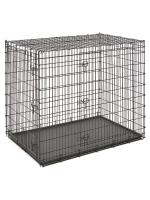 Клетка MidWest Solutions для собак 137х94х114h см, 2 двери, черная фото в интернет-магазине SHOP-GROOM.ru