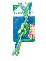 Feline Clean игрушка для кошек Dental Колечко прорезыватель с лентами, резина фото в интернет-магазине SHOP-GROOM.ru