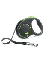flexi рулетка Black Design S (до 15 кг) 5 м лента черный/зеленый фото в интернет-магазине SHOP-GROOM.ru flexi рулетка Black Design S (до 15 кг) 5 м лента черный/зеленый фото в интернет-магазине SHOP-GROOM.ru