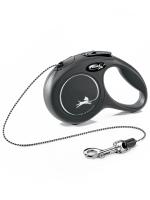 flexi рулетка New Classic XS (до 8 кг) 3 м трос черная фото в интернет-магазине SHOP-GROOM.ru