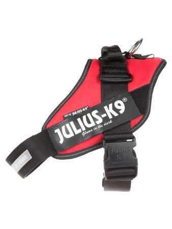 JULIUS-K9 шлейка для собак IDC®-Powerharness 1 (63-85см/ 23-30кг), красный фото в интернет-магазине SHOP-GROOM.ru