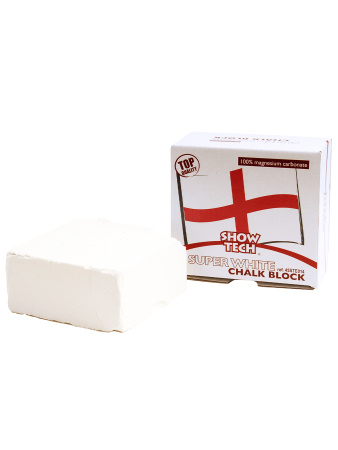 SHOW TECH English Magnesium Chalk Block мелок белый на основе магния прямоугольный 55 г фото в интернет-магазине SHOP-GROOM.ru