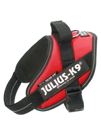 JULIUS-K9 шлейка для собак IDC®-Powerharness Mini (49-67см/ 7-15кг), красный фото в интернет-магазине SHOP-GROOM.ru