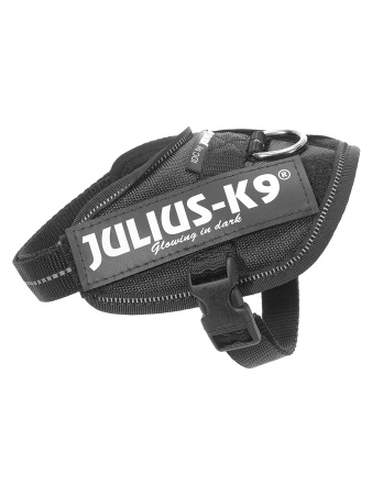 JULIUS-K9 шлейка для собак IDC®-Powerharness 2 (71-96см/ 28-40кг), черный фото в интернет-магазине SHOP-GROOM.ru
