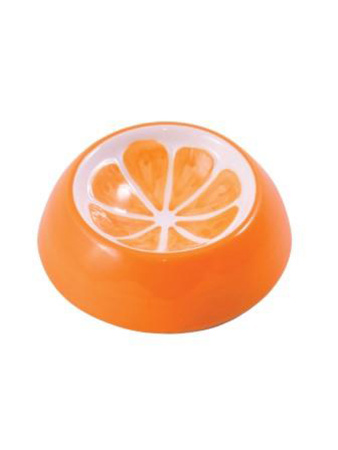 Миска Mr.Kranch керамическая для грызунов Апельсин 10 мл фото в интернет-магазине SHOP-GROOM.ru