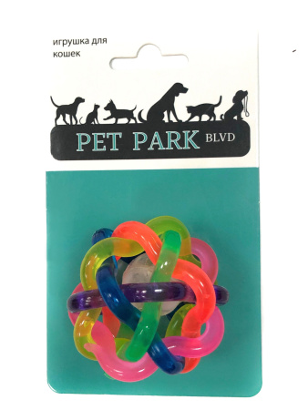 Petpark игрушка для кошек  Мячик светящийся, пластик фото в интернет-магазине SHOP-GROOM.ru
