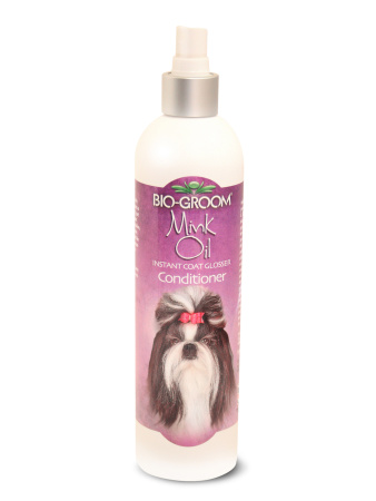 Bio-Groom Mink Oil спрей с норковым маслом для блеска и роста шерсти 355 мл фото в интернет-магазине SHOP-GROOM.ru