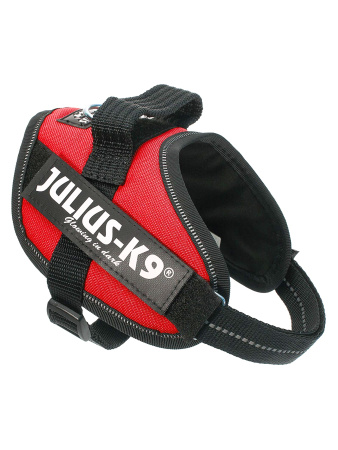 JULIUS-K9 шлейка для собак IDC®-Powerharness Mini-Mini (40-53см/ 4-7кг), красный фото в интернет-магазине SHOP-GROOM.ru
