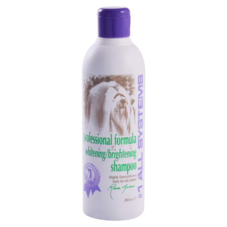 1 All Systems Whitening Shampoo шампунь отбеливающий для яркости окраса 250 мл фото в интернет-магазине SHOP-GROOM.ru