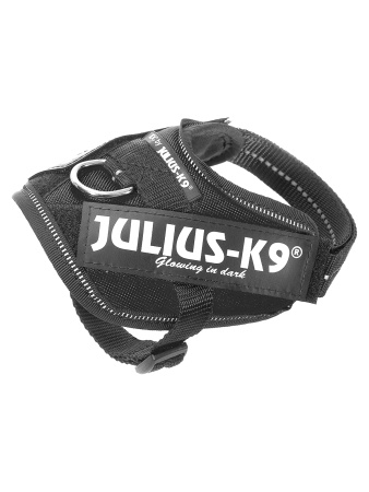 JULIUS-K9 шлейка для собак IDC®-Powerharness Mini-Mini (40-53см/ 4-7кг), черный фото в интернет-магазине SHOP-GROOM.ru