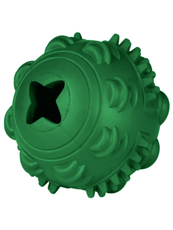 Игрушка Mr.Kranch для собак Мяч 8 см зеленый с ароматом курицы фото в интернет-магазине SHOP-GROOM.ru